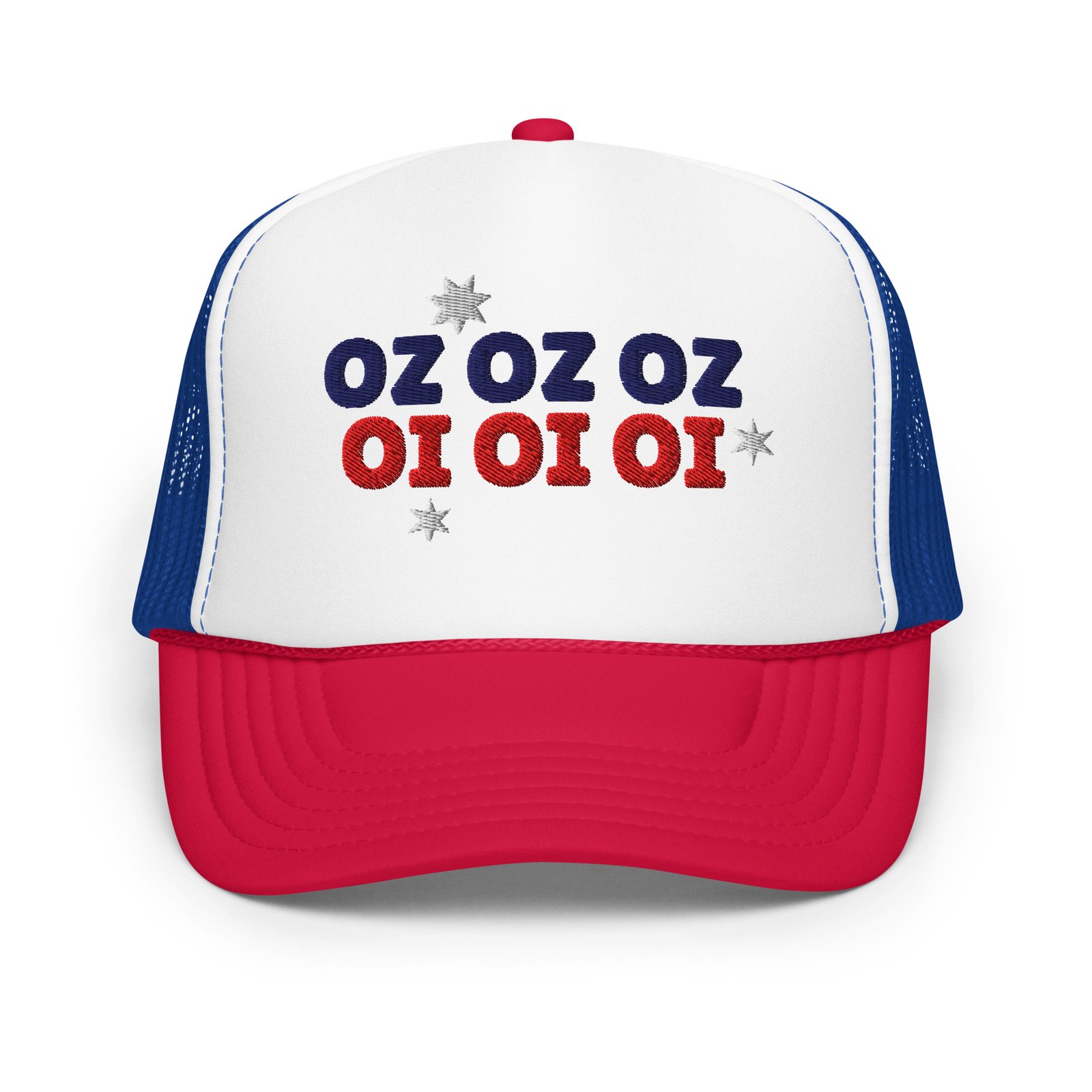 Oz Oz Oz Oi Oi Oi Embroidered Trucker Hat