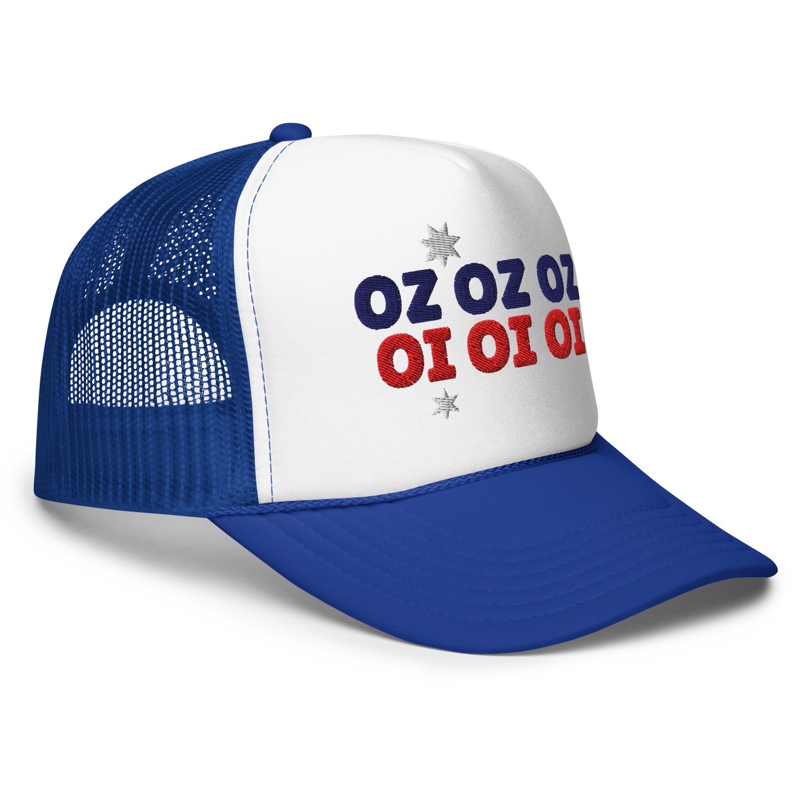 Oz Oz Oz Oi Oi Oi Embroidered Trucker Hat - Image 3