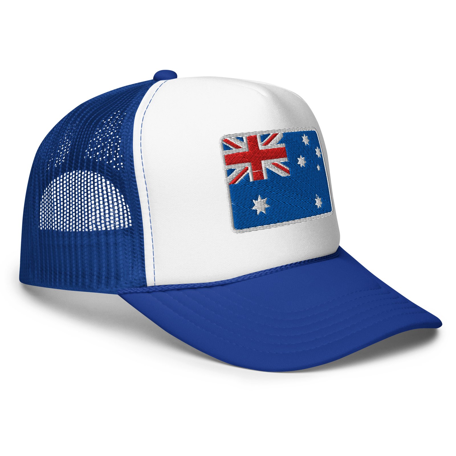 Australia Flag Trucker Hat | Aussie Embroidered Snapback - Image 3