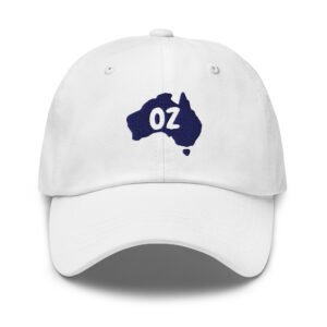 Australia Map OZ Hat | Embroidered Aussie Dad Hat
