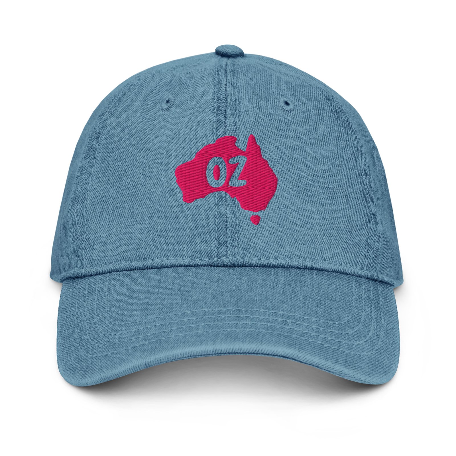 OZ Australia Women’s Hat | Embroidered Denim Cap - Image 2