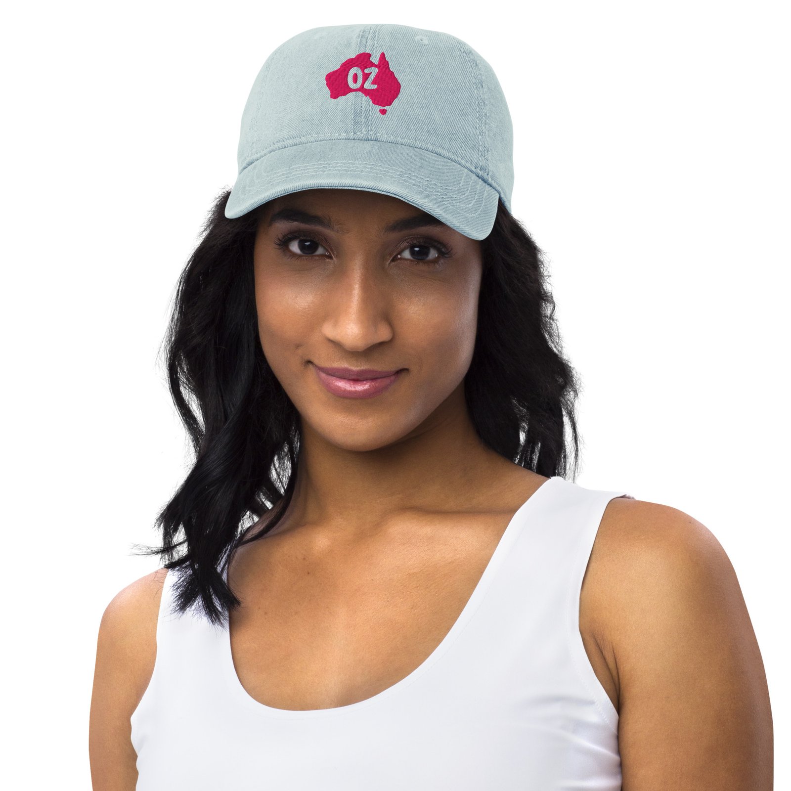 OZ Australia Women’s Hat | Embroidered Denim Cap - Image 3