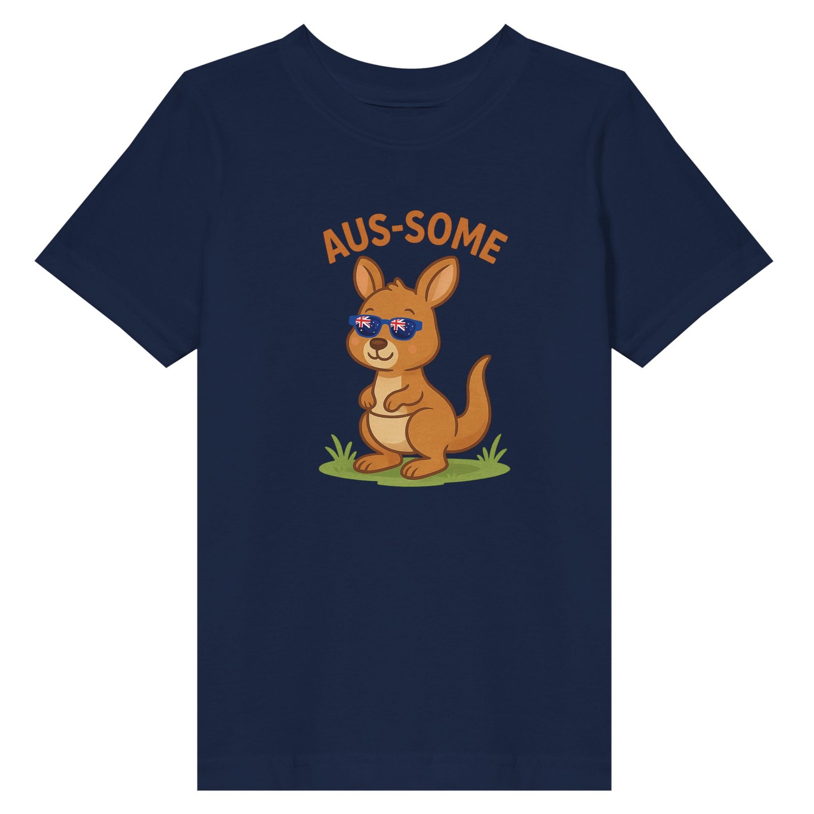 Aus-some Toddler T-Shirt - Cute Kangaroo Design & Australia Flag Glasses - Perfect Gift! - Image 5