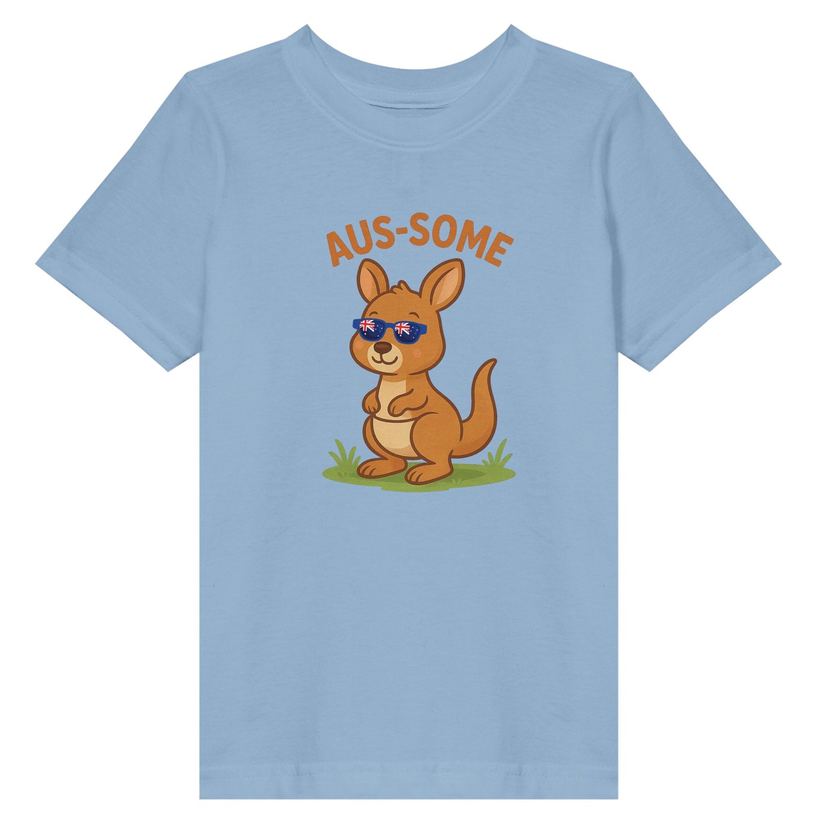 Aus-some Toddler T-Shirt - Cute Kangaroo Design & Australia Flag Glasses - Perfect Gift! - Image 6