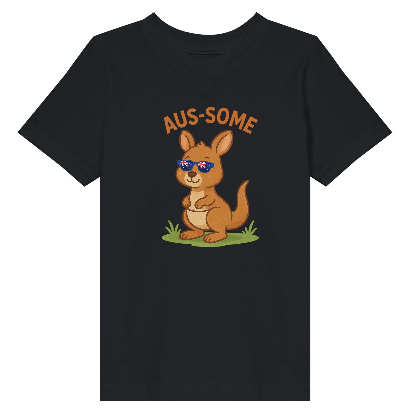 Aus-some Toddler T-Shirt - Cute Kangaroo Design & Australia Flag Glasses - Perfect Gift! - Image 4