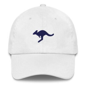 Minimalist Kangaroo Hat | Embroidered Aussie Cap