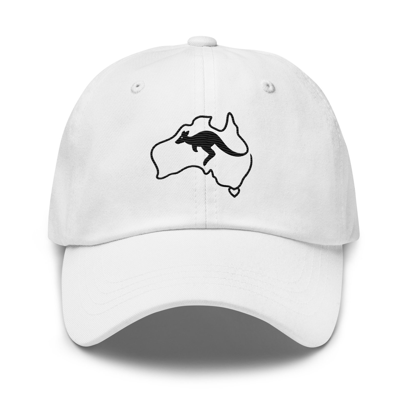 Embroidered Kangaroo Australia Outline Dad Hat | Aussie Gift | Minimalist Australia Cap - Image 7