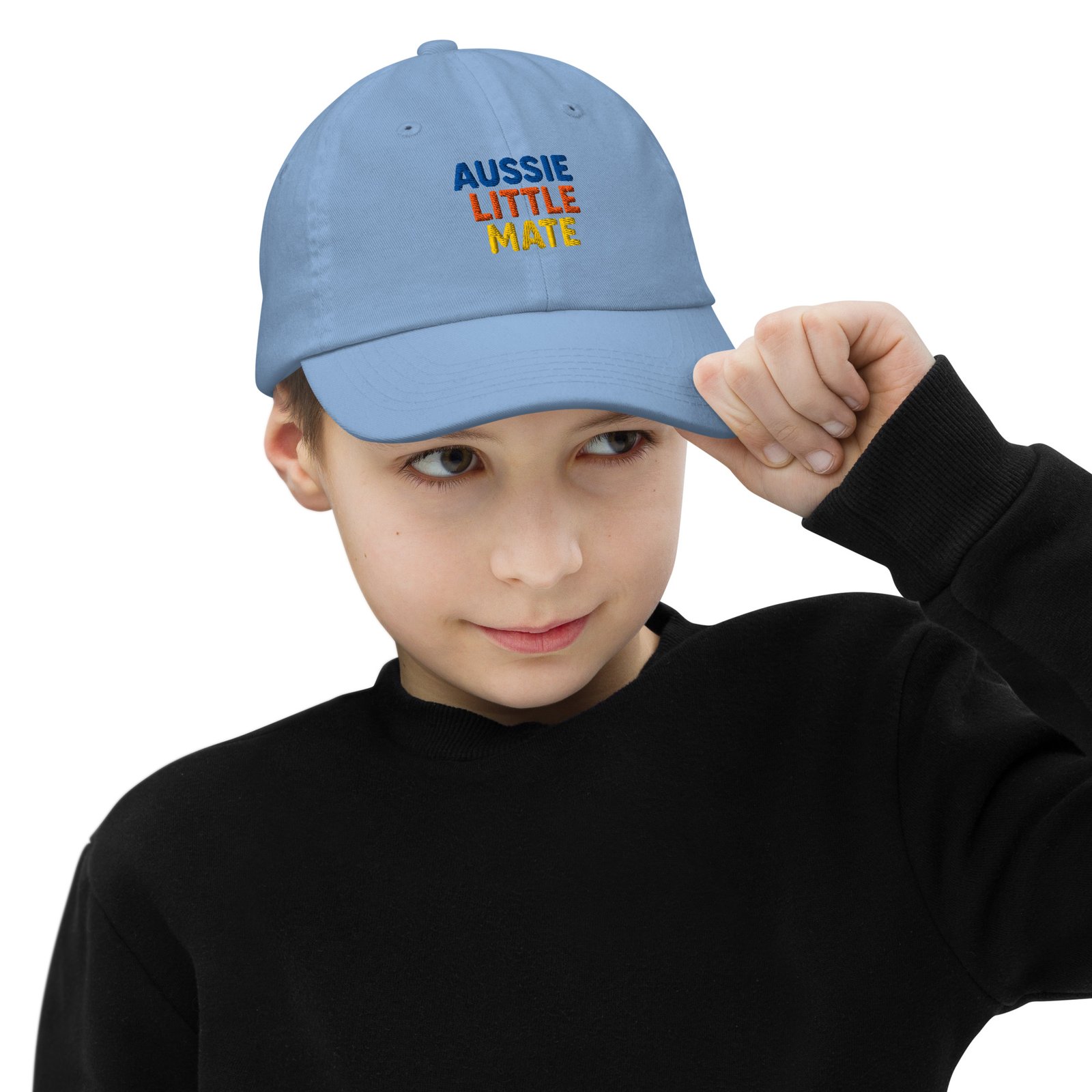 Aussie Little Mate Kids Hat | Embroidered Children’s Cap | Australia Toddler Hat - Image 3