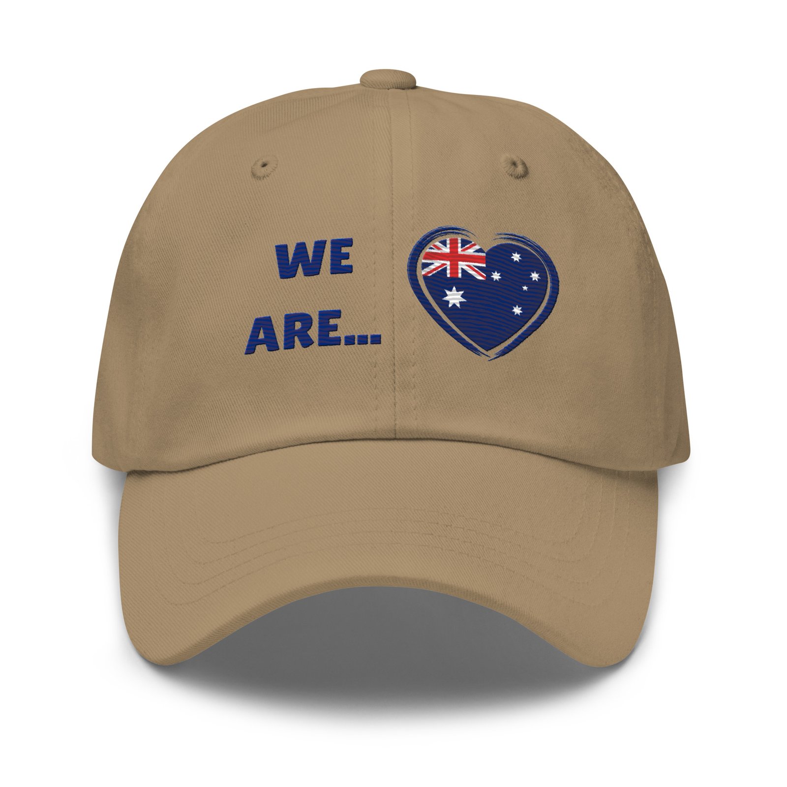 We Are… Australia Embroidered Dad Hat | Aussie Pride Cap | Unisex Cotton Hat - Image 4