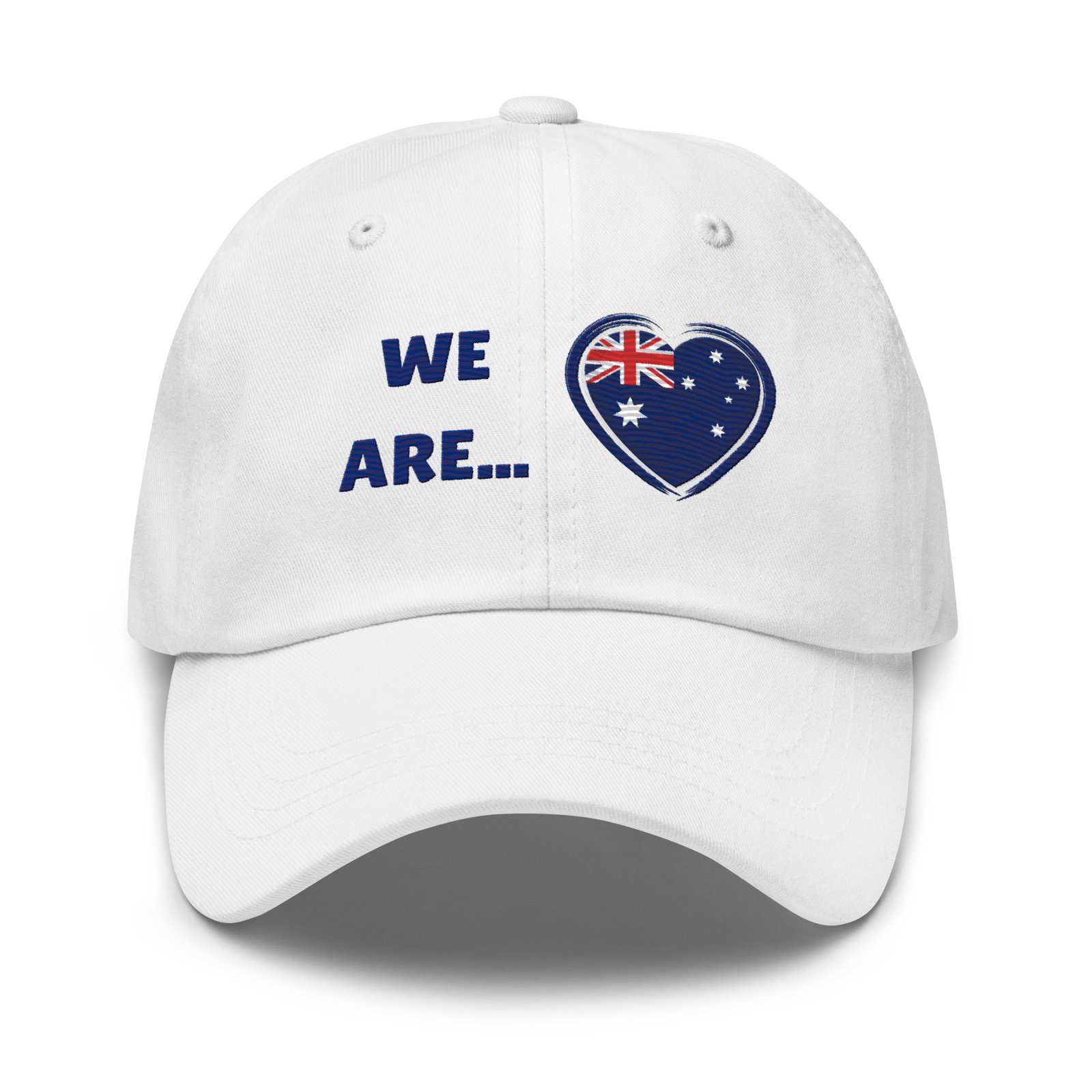 We Are… Australia Embroidered Dad Hat | Aussie Pride Cap | Unisex Cotton Hat