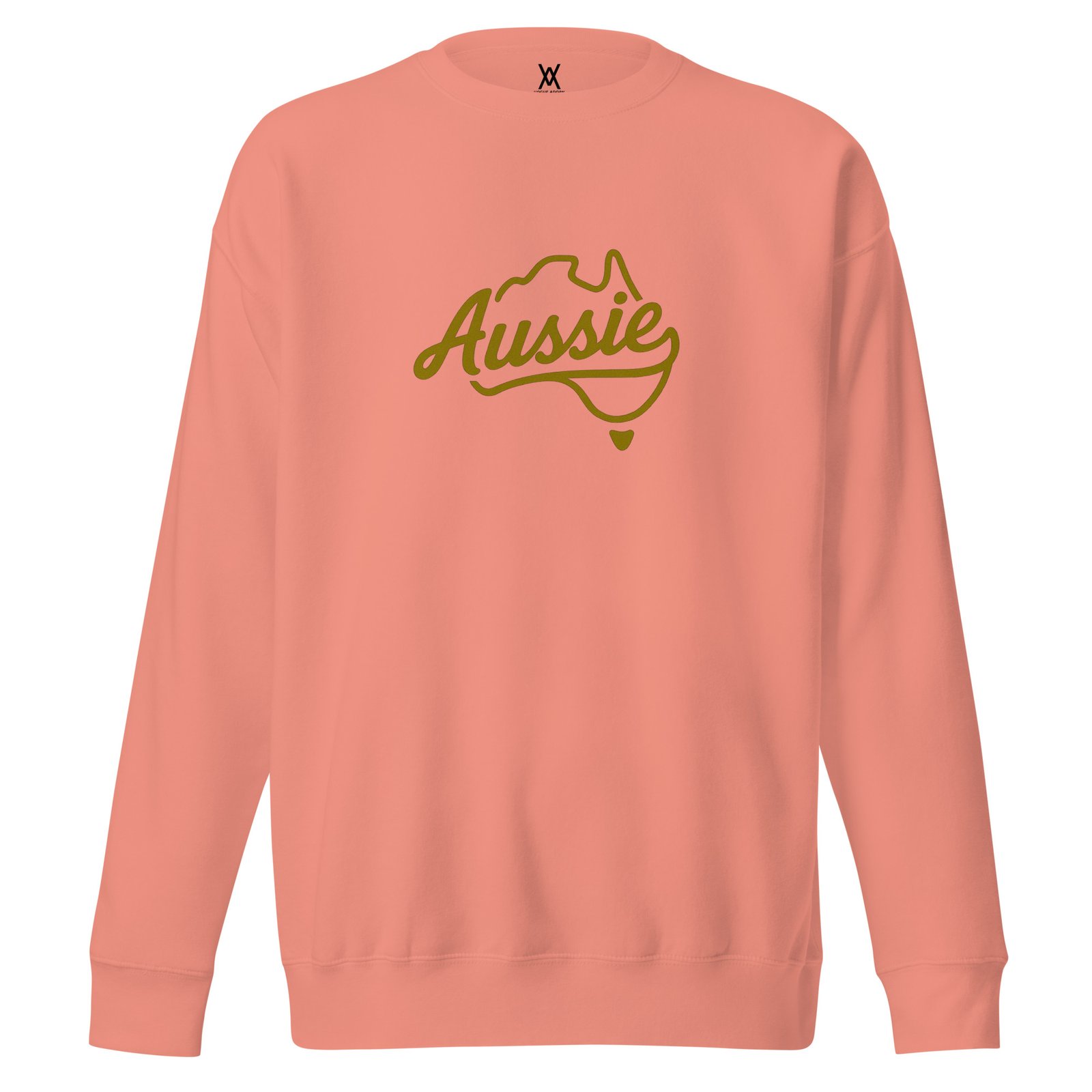 Aussie Script Women’s Premium Sweatshirt | Australia Inspired Crewneck - Image 5