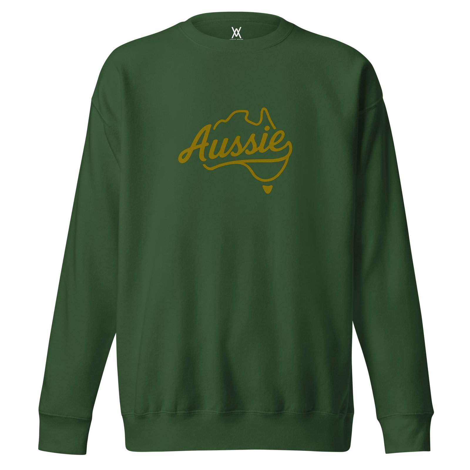 Aussie Script Women’s Premium Sweatshirt | Australia Inspired Crewneck - Image 4