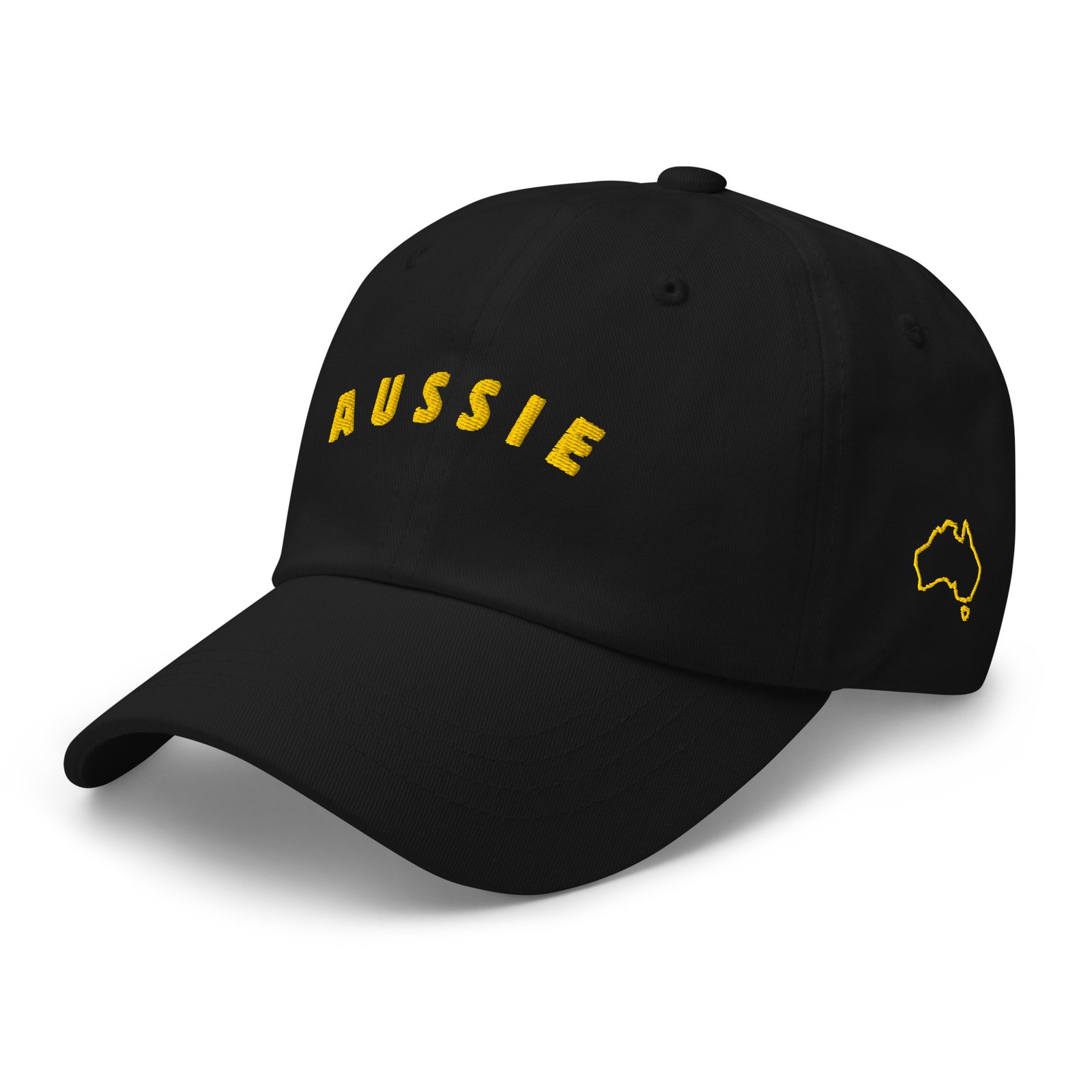 Embroidered Aussie Map Dad Hat – Low Profile Cotton Twill Adjustable Cap - Image 6
