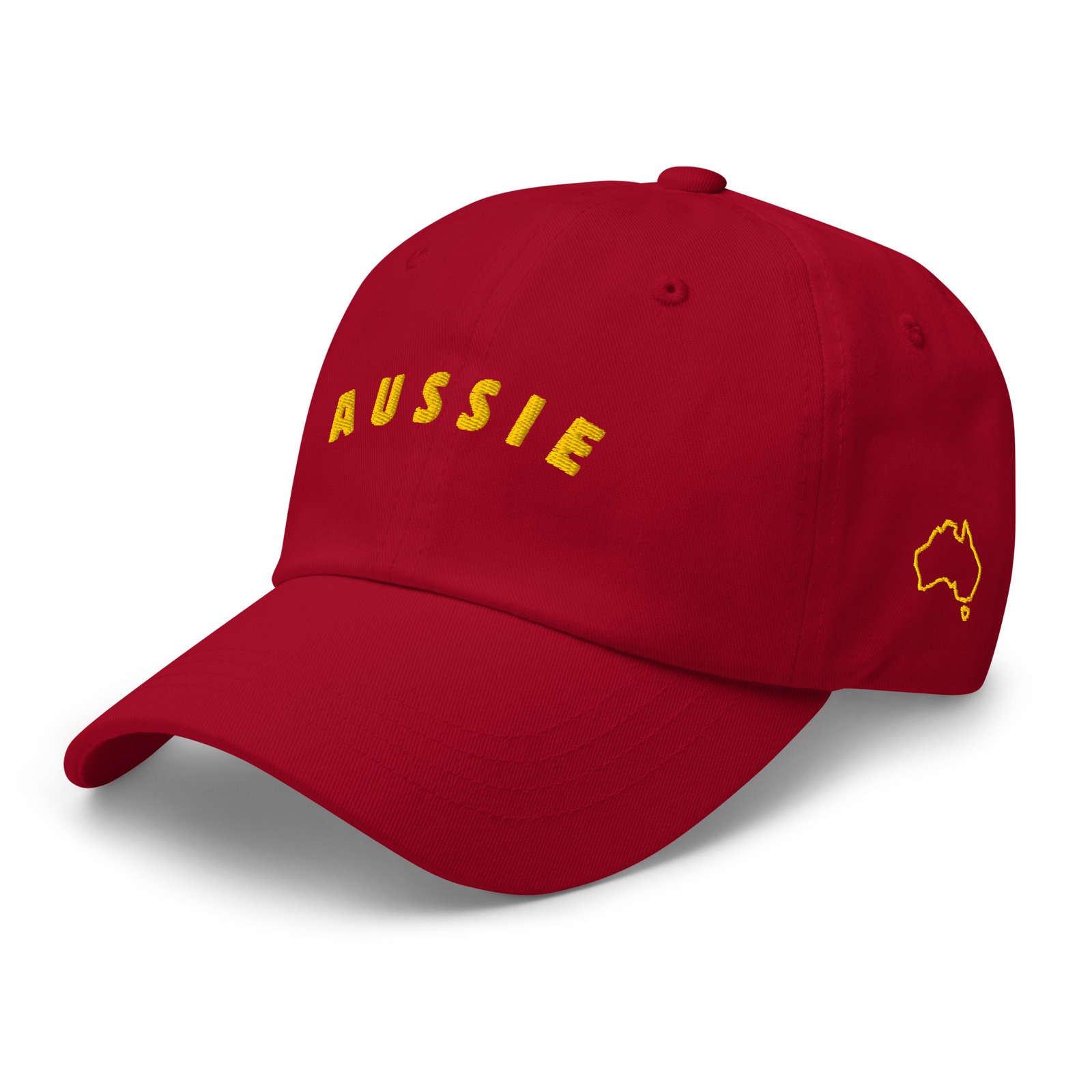 Embroidered Aussie Map Dad Hat – Low Profile Cotton Twill Adjustable Cap - Image 10