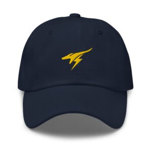 Modern Kangaroo Hat | Aussie Streetwear Cap | Minimal Lightning Kangaroo