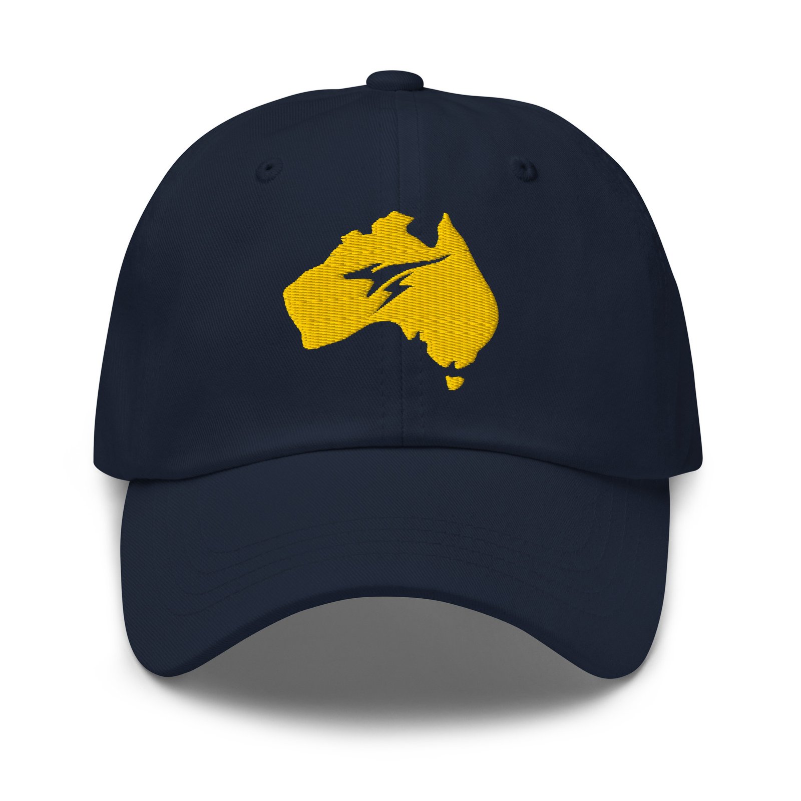 Australia Map Kangaroo Embroidered Dad Hat