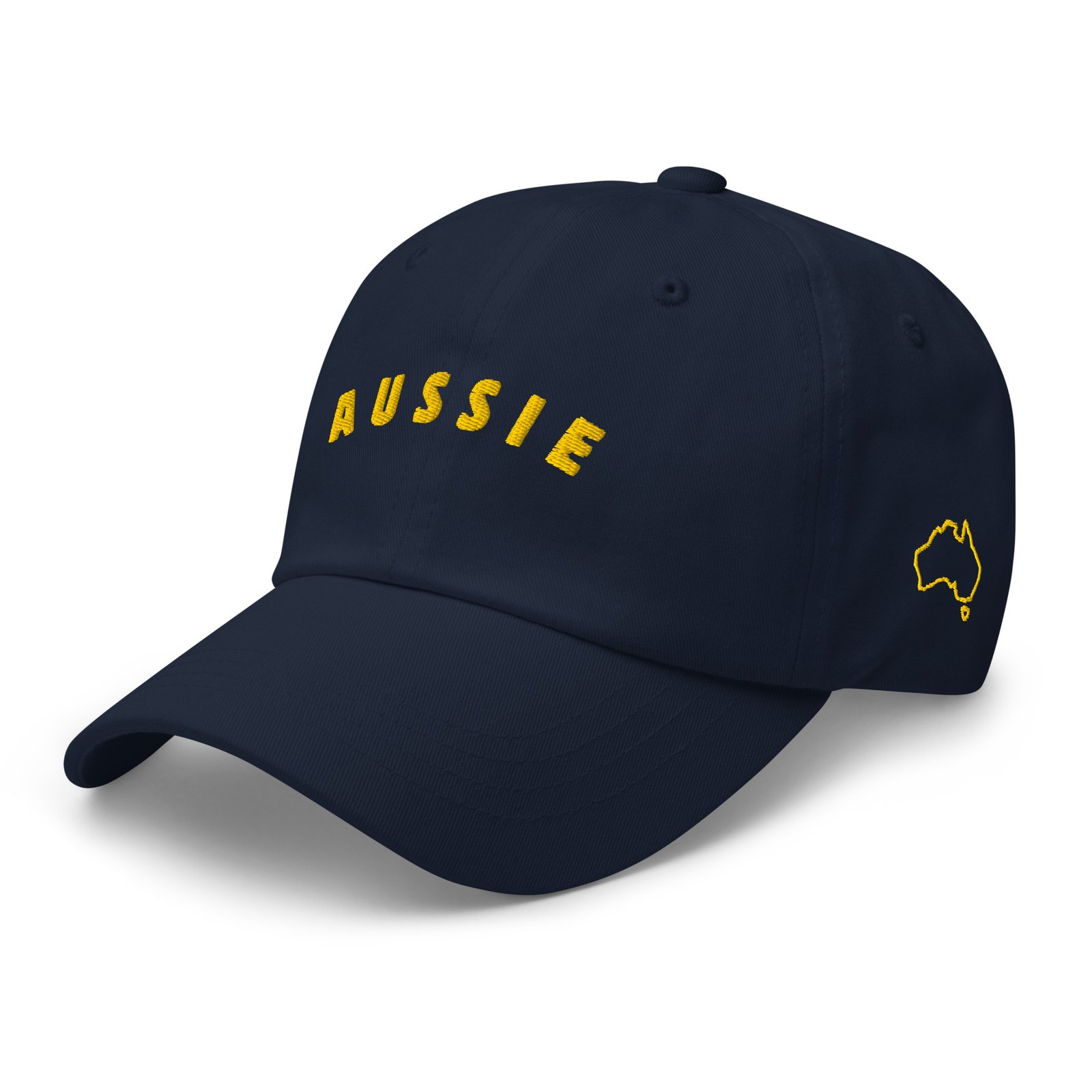 Embroidered Aussie Map Dad Hat – Low Profile Cotton Twill Adjustable Cap - Image 8