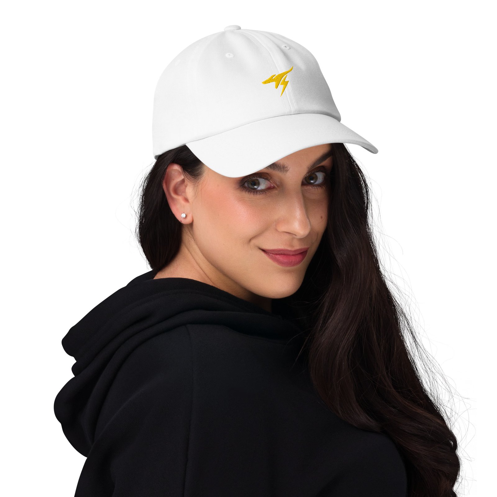 Modern Kangaroo Hat | Aussie Streetwear Cap | Minimal Lightning Kangaroo - Image 3
