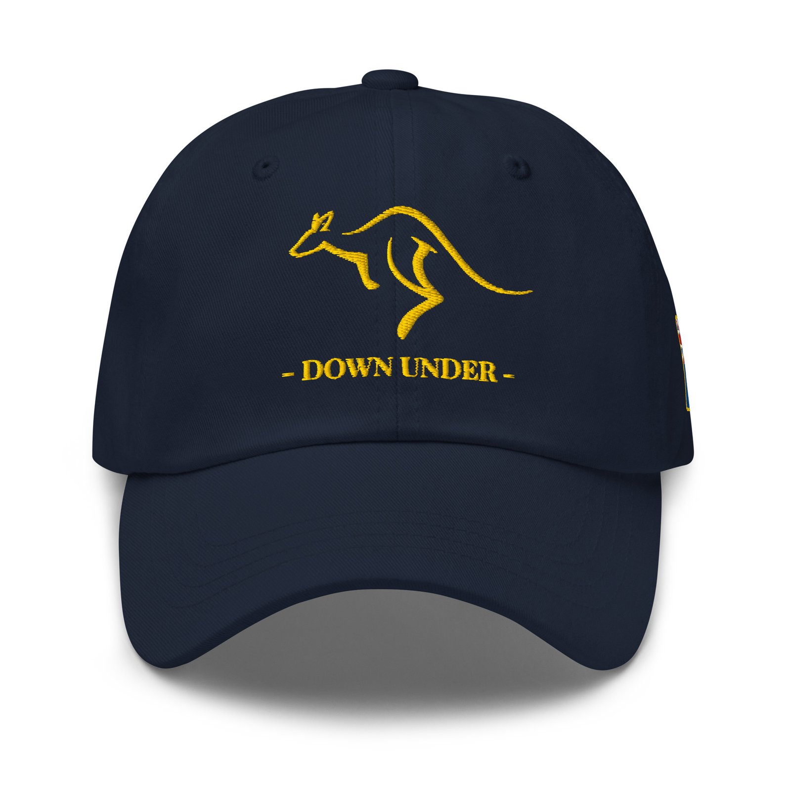 Embroidered Kangaroo Dad Hat – Down Under Aussie Cotton Cap