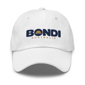 Bondi Australia Embroidered Cap, Aussie Dad Hat, Sydney Beach Hat, Australian Souvenir