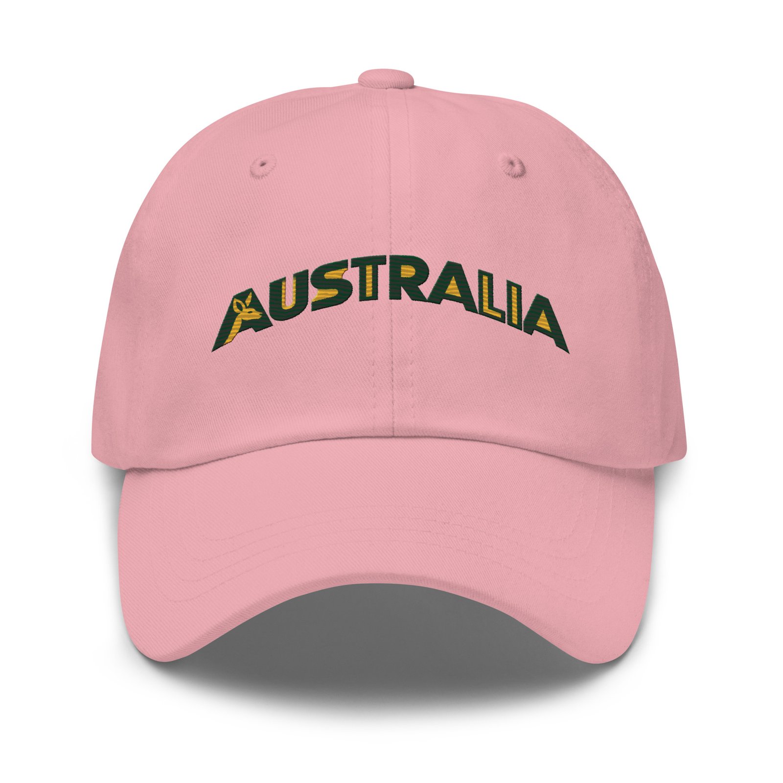 Australia Embroidered Cap, Aussie Dad Hat, Kangaroo Baseball Cap, Australian Souvenir Gift, Green and Gold Australia Hat - Image 4